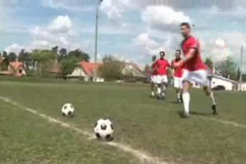 Muscle Soccer Players poke