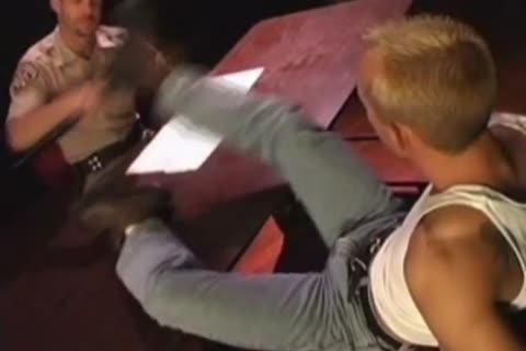 Bad Cop get rough Goes crazy On hes butt