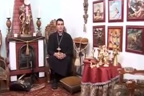 Latino Priest training 2 Altar twink