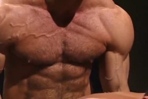Thick hairy twink bareback masturbation in public
