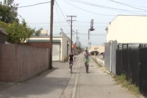 Biker dicks pokeing In Tthis dude Garage