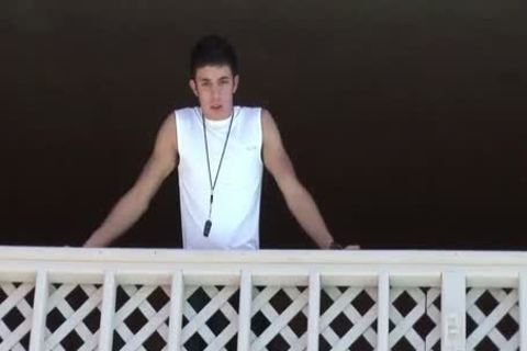 Outdoor pound By The Pool For Two homosexuals