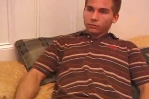 Skinny young twink Takes Out His cock And Strokes