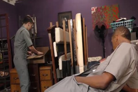 shaved White Emo teen acquires Nailed By A Hung black dude