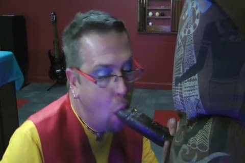 ROB BROWN: sucking humongous dark BONER