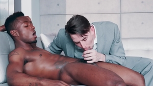 Noir Male - Jack Hunter as well as Miller Axton blowjob cum