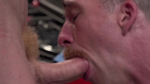 Falcon Studios: Nate Stetson wearing uniform and Johnny V