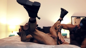 BROMO: Inked Vince Parker bareback fingering throat fucking