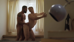 IconMale.com - Latin Michael Boston doggy in the kitchen