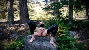 shoving My massive penis Into My Own arse In The Forest For A fun Day Of Self-plowing Myself unprotected Till I Creampie.
