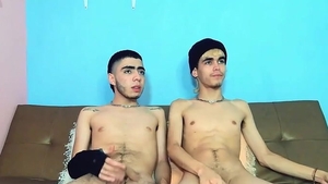 skinny allies pair With large pecker