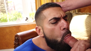 ManUpFilms - Gay Damien Stone in spandex bareback blowjobs