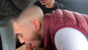 Dick Rides: Barebacking in the Back Seat with David and Alex