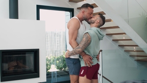 Men: A Brown-Haired, Pierced Latin Rides Hard
