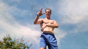 Next Door Male: Exhausted After Solo Flogging