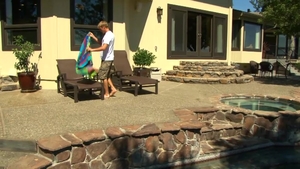 Next Door Male: The oily man's distraction at the poolside