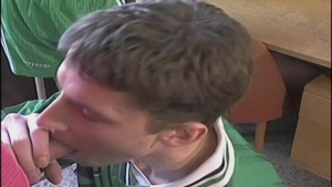 Cock-Sucking Punishment in the Locker Room