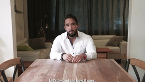 maskurbate: Nude Waiter Zack's First Day