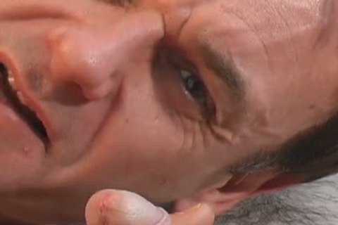 Closely inspecting the uncut meat