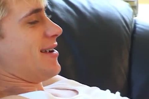 2 nice-looking blondes poke and suck on a balcony